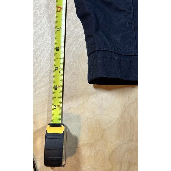 5.11 Tactical Shorts Mens 34 Blue Ripstop Canvas Cargo Workwear Elastic Waist - Picture 8 of 10